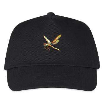 Libellule Libellule Ailes Colorées Libellules Mignonnes - Casquette de baseball Enfant - noir - Devant