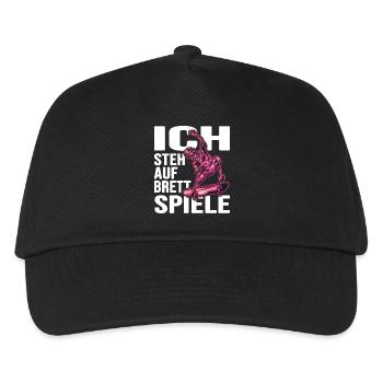 skateboard sk8 skateboarder skatepark - Kinder Basecap - Schwarz - Vorne
