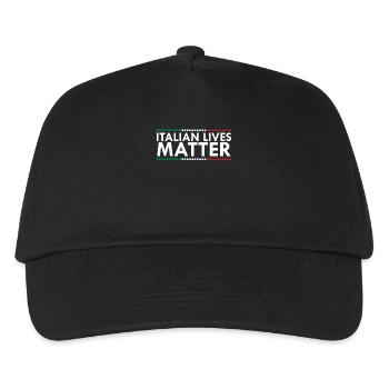 Italian Lives Matter - Kids’ Baseball Cap - black - Front