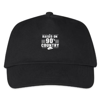 Raised On 90's Country Music - Kids’ Baseball Cap - black - Front