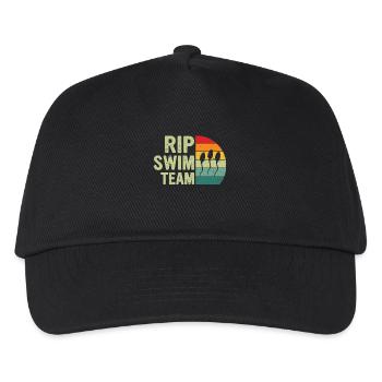 Rip Swim Team Funny Vasectomy Recovery Present - Kids’ Baseball Cap - black - Front