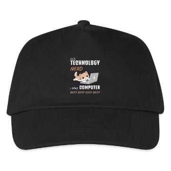 IT Computer Administrator Computer Work Gift - Kids’ Baseball Cap - black - Front