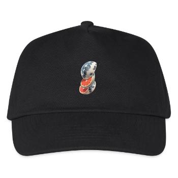 Mond Planet Erde Welt Weltall Obst Science Fiction - Kinder Basecap - Schwarz - Vorne