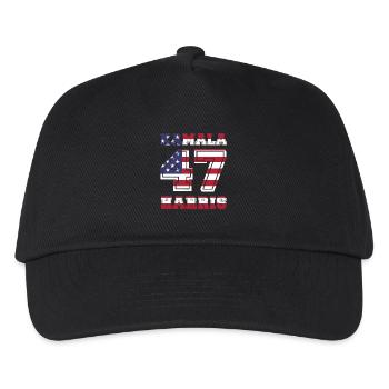 Kamala Harris 47. Präsidentin der USA - Kinder Basecap - Schwarz - Vorne