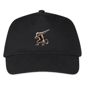 Funny Dabbing Monkey Primates Animal Lover Dab - Kids’ Baseball Cap - black - Front