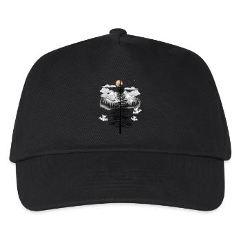 Halloween Bats Bat Nature - Kids’ Baseball Cap - black - Front