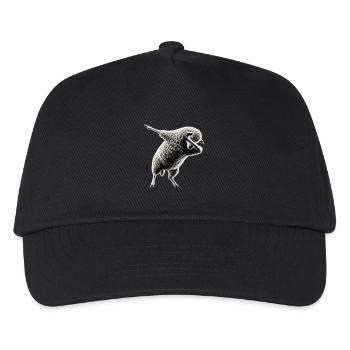 Lustiger Dabbing Schaf Tanzen Tierliebhaber Dab - Kinder Basecap - Schwarz - Vorne