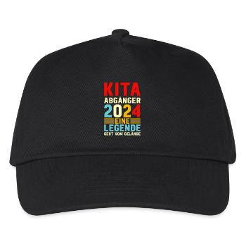 Une légende quitte le site Kita Absolvent - Casquette de baseball Enfant - noir - Devant