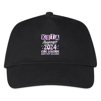 Sorties de la maternelle 2024 - Casquette de baseball Enfant - noir - Devant