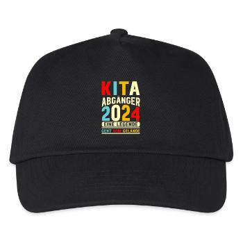 Une légende quitte le site Kita Absolvent - Casquette de baseball Enfant - noir - Devant