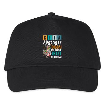 Sorties de la maternelle 2024 - Casquette de baseball Enfant - noir - Devant