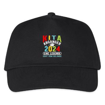 Une légende quitte le site Kita Absolvent - Casquette de baseball Enfant - noir - Devant