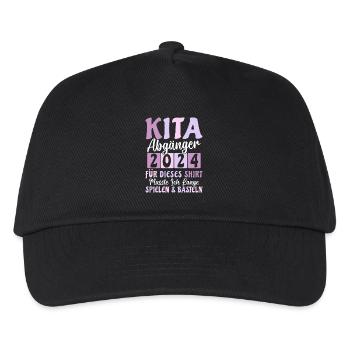 Pour cette chemise, j’ai dû jouer et bricoler pendant longtemps - Casquette de baseball Enfant - noir - Devant
