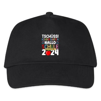 Diplômés de la garderie de la maternelle 2024 Hello School - Casquette de baseball Enfant - noir - Devant