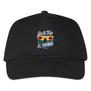 Girls Trip St. Thomas 2024 - Kinder Basecap - Schwarz - Vorne