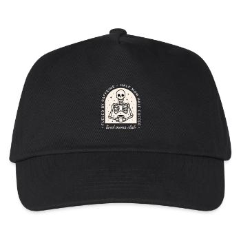 Müde Mütter Club Junge Mutter Müde Humor - Kinder Basecap - Schwarz - Vorne