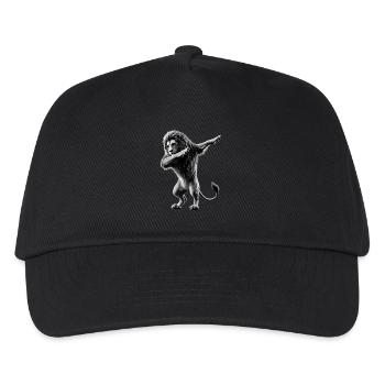 Funny Dabbing Lion Dancing Animal Lover Dab Animal - Kids’ Baseball Cap - black - Front