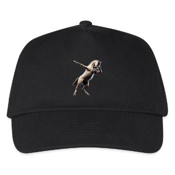 Funny Dabbing Horse Dancing Animal Lover Dab - Kids’ Baseball Cap - black - Front