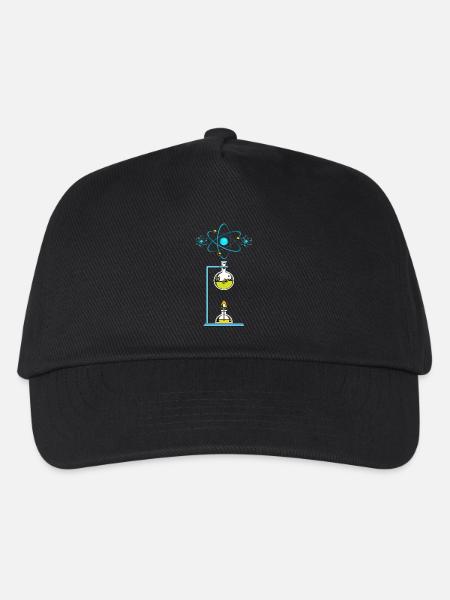 Physik Laboratorium Lehrer für Naturwissenschaften Physiker Nerd - Kinder Basecap - Schwarz