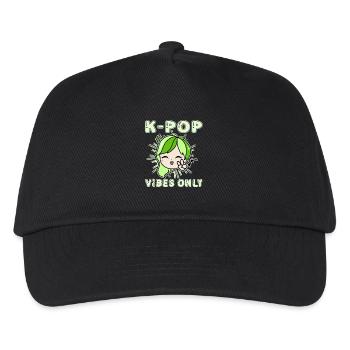 Funny Korean Design - A Must-Have for K-Pop - Kids’ Baseball Cap - black - Front