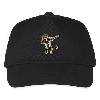 Funny Dabbing Tiger Wildlife Animal Lover - Kids’ Baseball Cap - black - Front