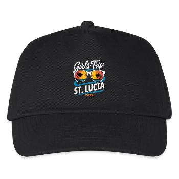 Girls Trip St. Lucia 2024 - Kids’ Baseball Cap - black - Front