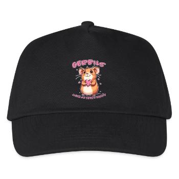 Gerbille disant rat de course drôle gerbille cadeau - Casquette de baseball Enfant - noir - Devant