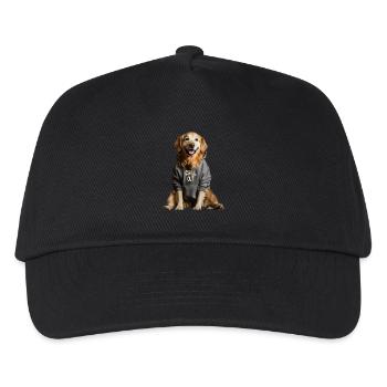 Drôle de Golden Retriever allemand Chill Out Dog - Casquette de baseball Enfant - noir - Devant