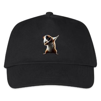 Funny Dabbing Guinea Pig Animal Lover Animal - Kids’ Baseball Cap - black - Front