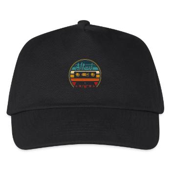 Vintage Alt-J Retro Cassette Retro - Casquette de baseball Enfant - noir - Devant