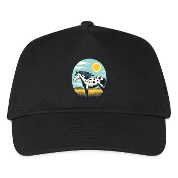 Appaloosa - Kinder Basecap - Schwarz - Vorne