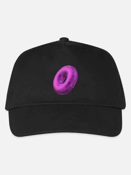 Metallic Torus - Kids’ Baseball Cap - black