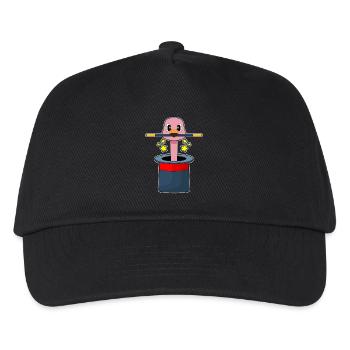 Flamingo Wizard Wand - Kids’ Baseball Cap - black - Front