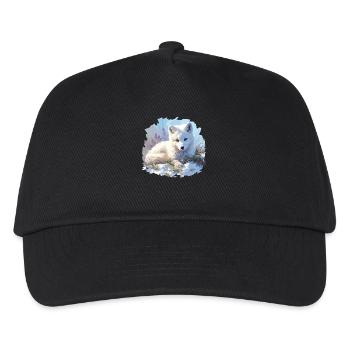 Arctic Fox Polarfüchse Polarfuchs - Kids’ Baseball Cap - black - Front