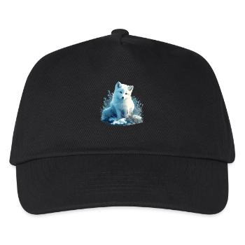 Arctic Fox Polarfüchse Polarfuchs - Kids’ Baseball Cap - black - Front