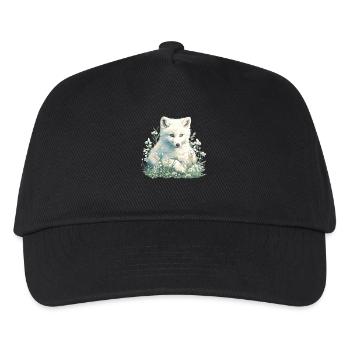 Arctic Fox Polarfüchse Polarfuchs - Kids’ Baseball Cap - black - Front