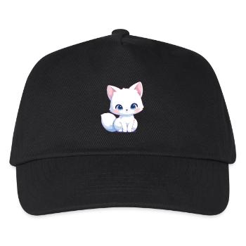 Arctic Fox Polarfüchse Polarfuchs - Kids’ Baseball Cap - black - Front