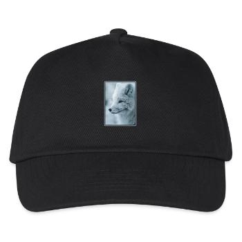 Arctic Fox Polarfüchse Polarfuchs - Kids’ Baseball Cap - black - Front