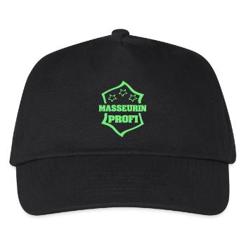 Profession : masseuse - Casquette de baseball Enfant - noir - Devant