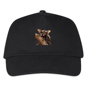 Aye-Aye Finger Animals Finger Animal - Kids’ Baseball Cap - black - Front