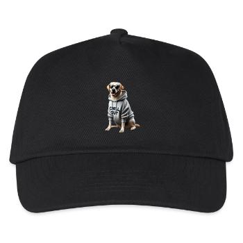 Funny Labrador Animal Lover Dogs Chilling Lazy - Kids’ Baseball Cap - black - Front