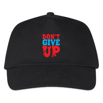 Don't Give Up - Kids’ Baseball Cap - black - Front