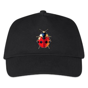 Ladybug Ladybug Insects Colorful Cute Ladybugs - Kids’ Baseball Cap - black - Front