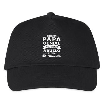 Cool Dad And The Best Grandpa In The Whole World - Kids’ Baseball Cap - black - Front