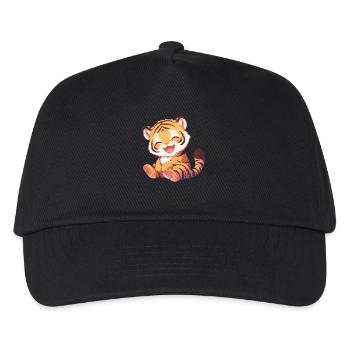 Tiger - Kids’ Baseball Cap - black - Front
