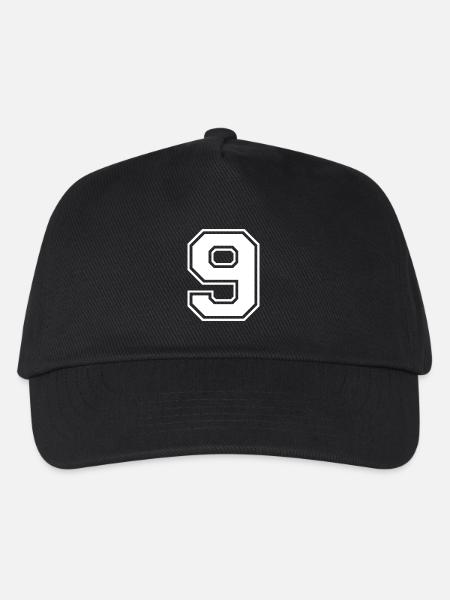 9 - Kinder Basecap - Schwarz