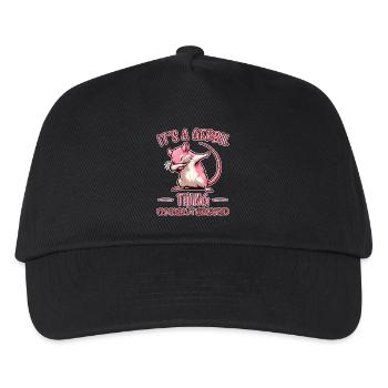 Dabbing Gerbil Dire Racing Rat Gerbil Cadeau - Casquette de baseball Enfant - noir - Devant