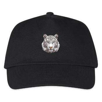 Tigre blanc Weiße Tigre Weißer Tigre - Casquette de baseball Enfant - noir - Devant