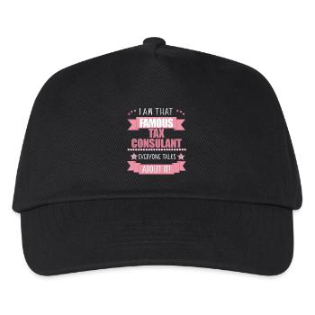 Tax Advisor Tax Profession Ladies Gift - Kids’ Baseball Cap - black - Front