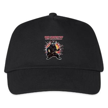 Bass-Boosted Pup Rockin' the Riffs and the Woofs! - Kinder Basecap - Schwarz - Vorne